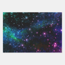 Mischpapier für Galaxie Geschenkpapier Set