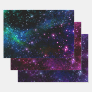 Mischpapier für Galaxie Geschenkpapier Set