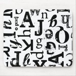 Mischtypographie-Standard Mousepad