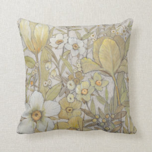 Mischung mit Blumen Kissen