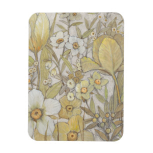 Mischung mit Blumen Magnet