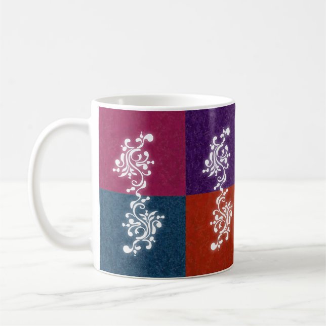Mischung und Glühen Kaffeetasse (Links)