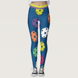 Mischung von Pickleballs 5 (XL Kachelgröße) Leggings