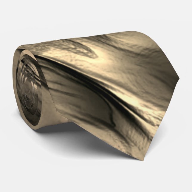 Mischung von undurchsichtigem und farbig-beigem ge krawatte (Gerollt)