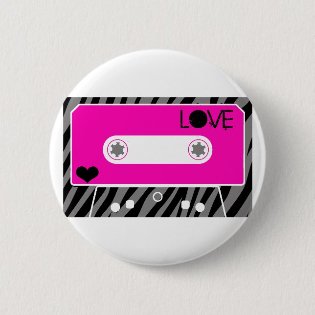 Mischungs-Band-Liebe Button (Vorderseite)