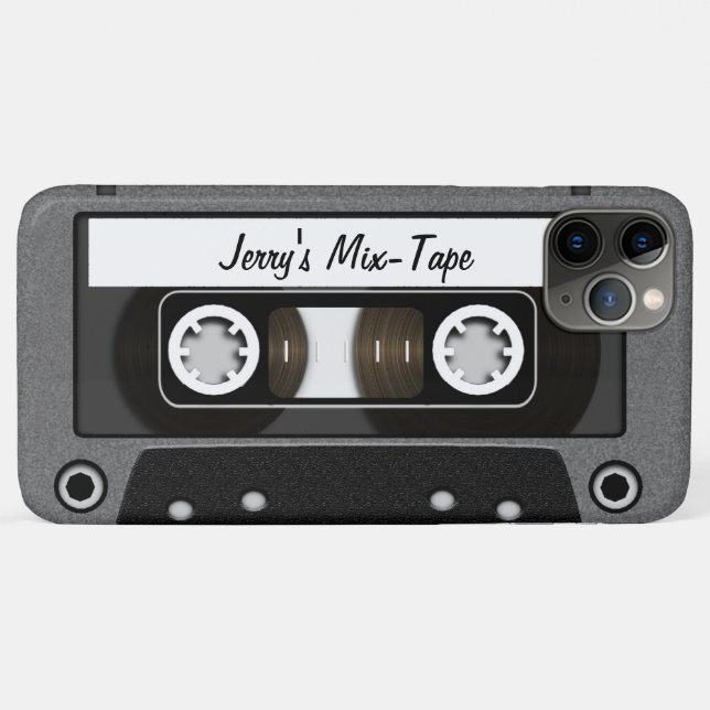 Mischungs-Band personalisiert Case-Mate iPhone Hülle (Rückseite (Horizontal))