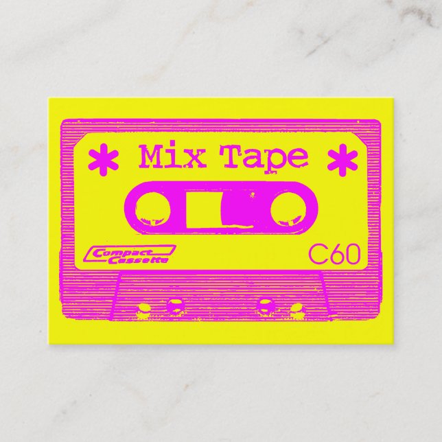 Mischungs-Band-Pop III Visitenkarte (Vorderseite)