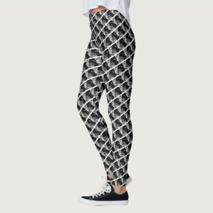 Mischvous Tabby Kitten, Leggings