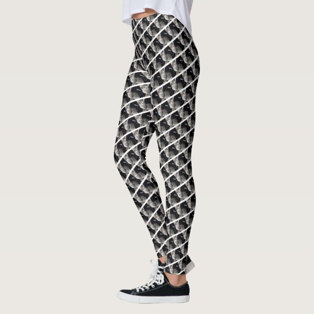 Mischvous Tabby Kitten, Leggings (Links)