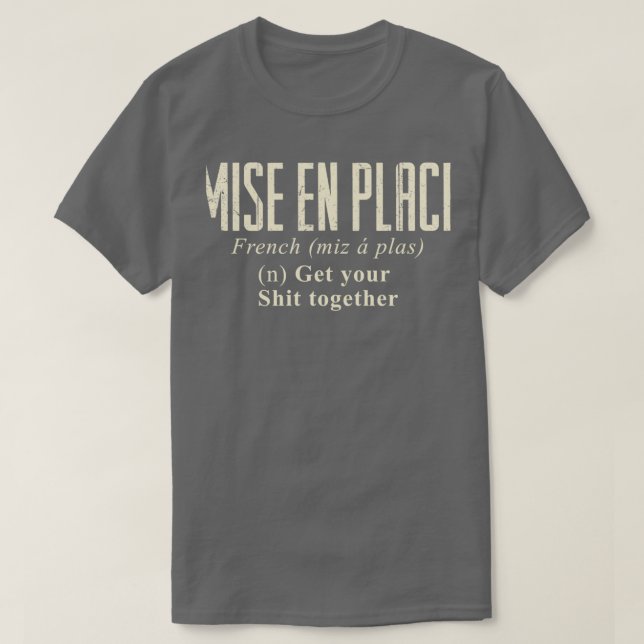 Mise en Place Kulturelle Sehenswürdigkeiten Gourme T-Shirt (Design vorne)