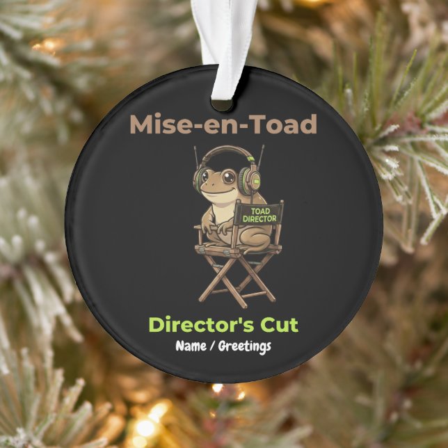 Mise-en-Toad Director’s Cut Kinopun Toad Kunst Ornament (Baum)