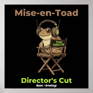 Mise-en-Toad Director’s Cut Kinopun Toad-Kunst Poster