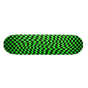 Miserabeles gewelltes Schachbrett Skateboard