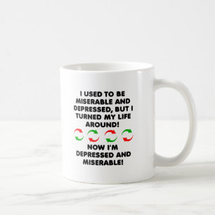 Miserable Turn-around Funny Mug Kaffeetasse