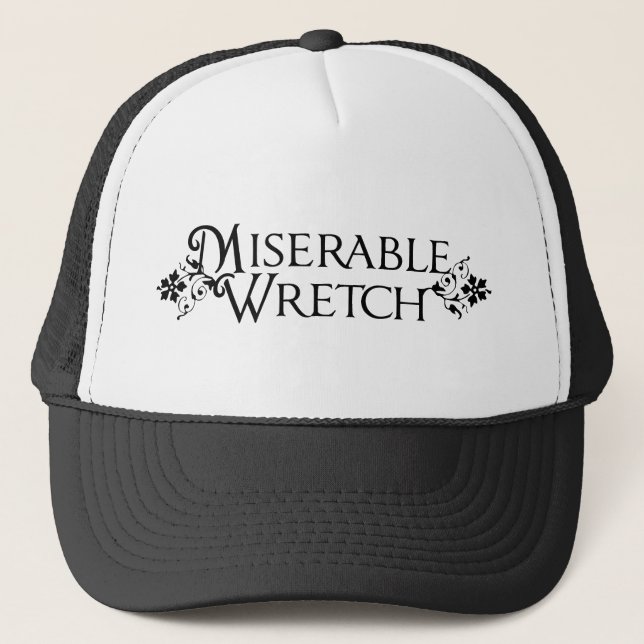 Miserable Wretch Truckerkappe (Vorderseite)