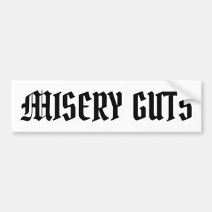 Misery Guts Autoaufkleber