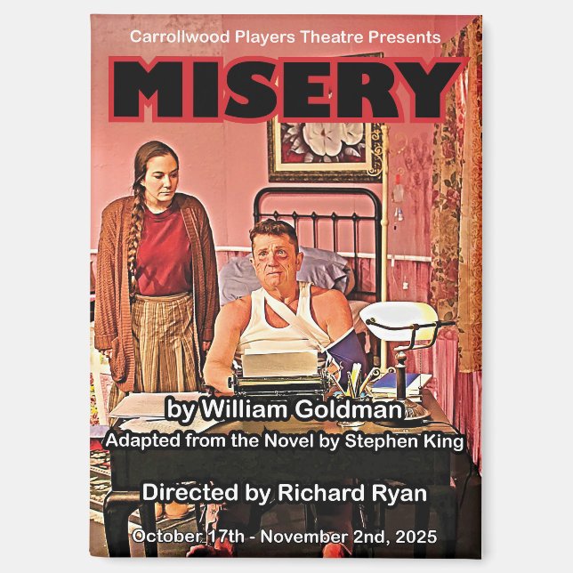 Misery Poster Magnet (Vorderseite)