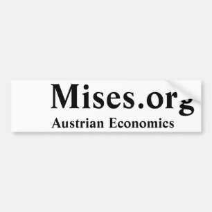 Mises.org, Österreichische Wirtschaft Autoaufkleber