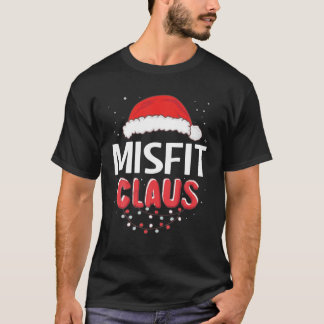 Misfit Santa Claus Weihnachts-Matching-Kostüm T-Shirt