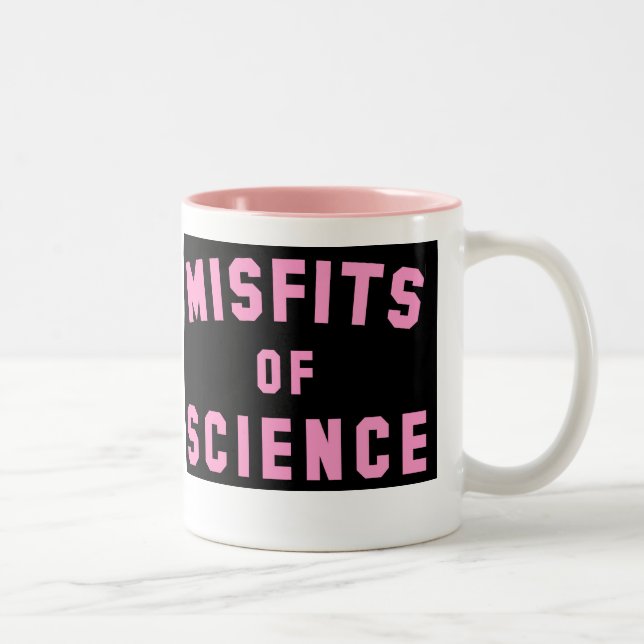 Misfits of Science Zweifarbige Tasse (Rechts)