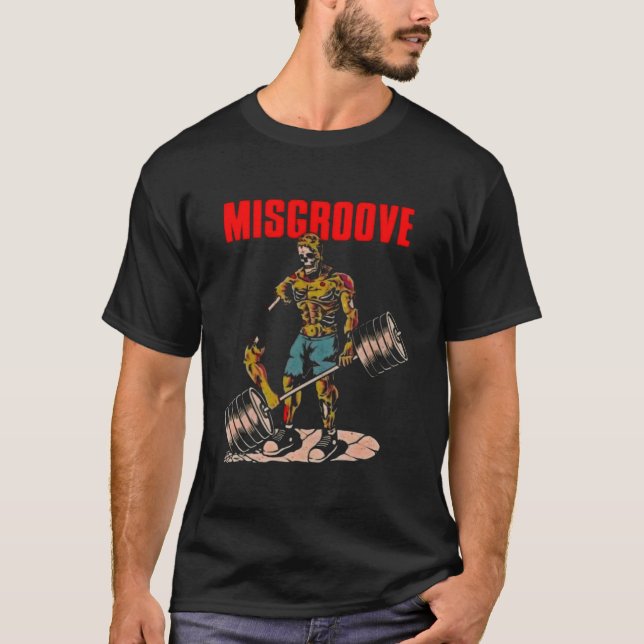 Misgroove Gym Weightlifting Bodybuilding Fitness W T-Shirt (Vorderseite)