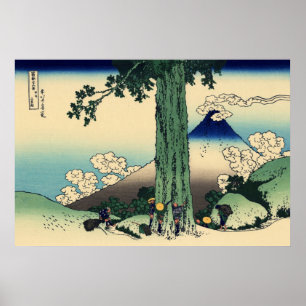 Mishima-Pass in der Provinz Kai Poster