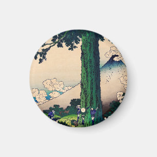 Mishima-Pass in der Provinz Kai von Katsushika Hok Magnet