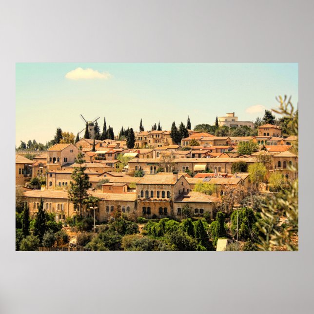 Mishkenot Shaanim in Jerusalem Poster (Vorne)