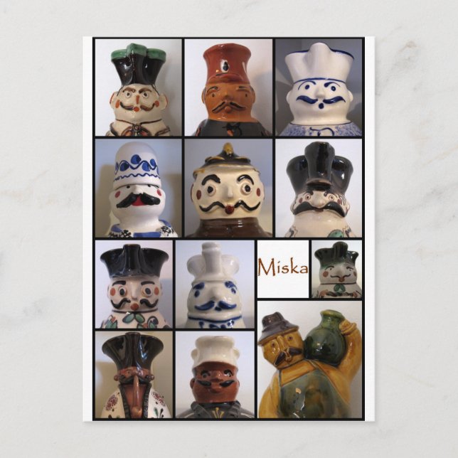 Miska Pitcher Post Card Postkarte (Vorderseite)