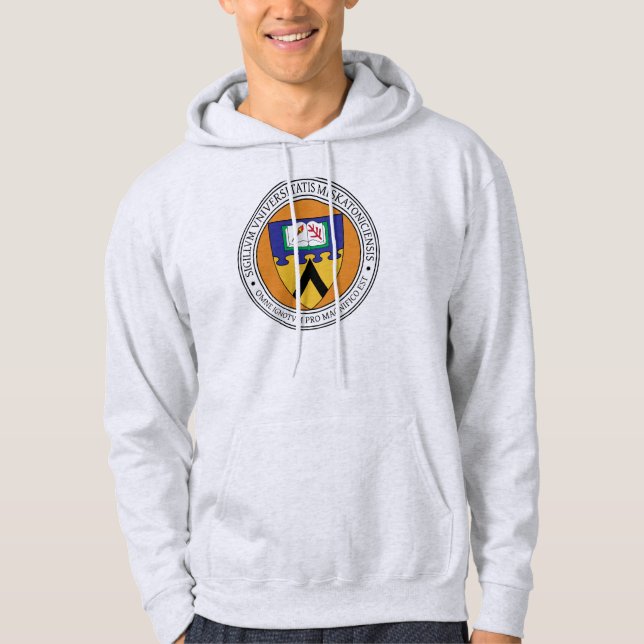 Miskatonic HochschulSiegel-mit Kapuze Sweatshirt (Vorderseite)