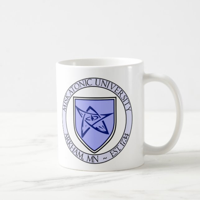 Miskatonic HochschulSiegel-Tasse Tasse (Rechts)