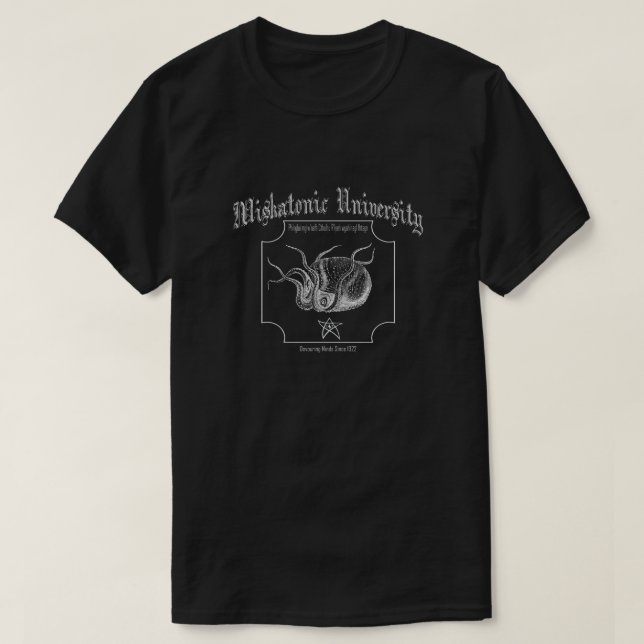 Miskatonic Hochschult-shirt T-Shirt (Design vorne)