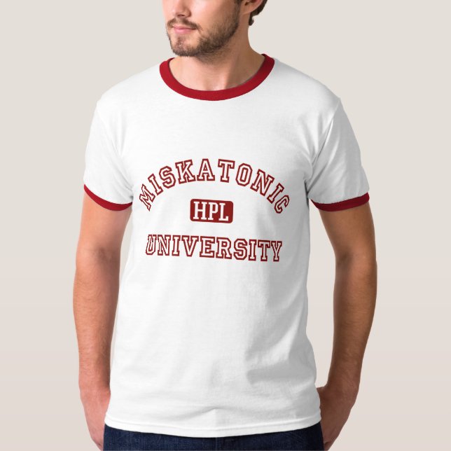 Miskatonic Hochschulwecker-T - Shirt (Vorderseite)
