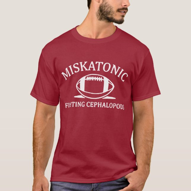 Miskatonic kämpfende Kopffüßer T-Shirt (Vorderseite)