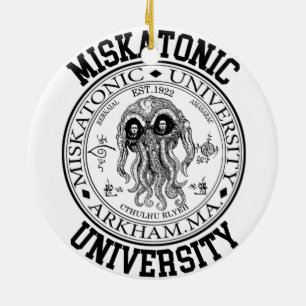 Miskatonic Universität CTHULHU HP LOVECRAFT Keramik Ornament