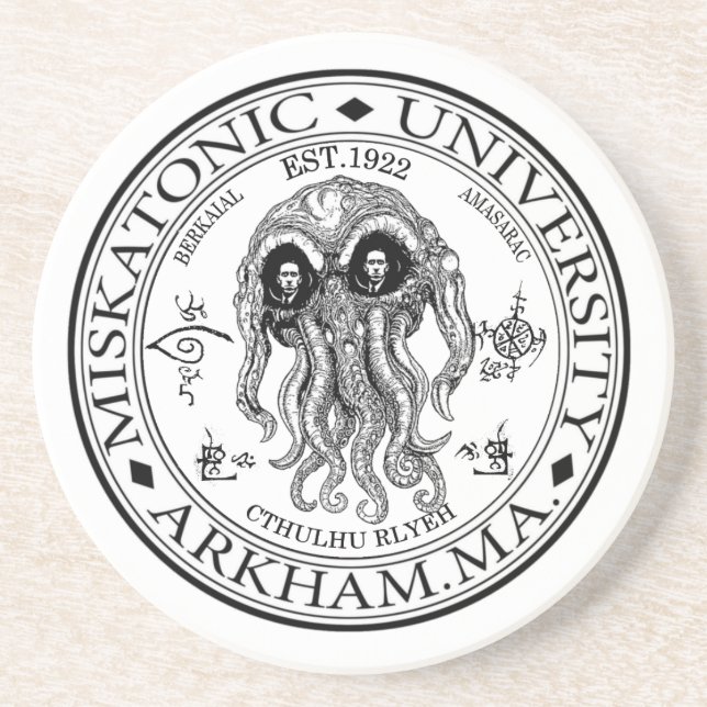 Miskatonic Universität CTHULHU HP LOVECRAFT Untersetzer (Vorne)