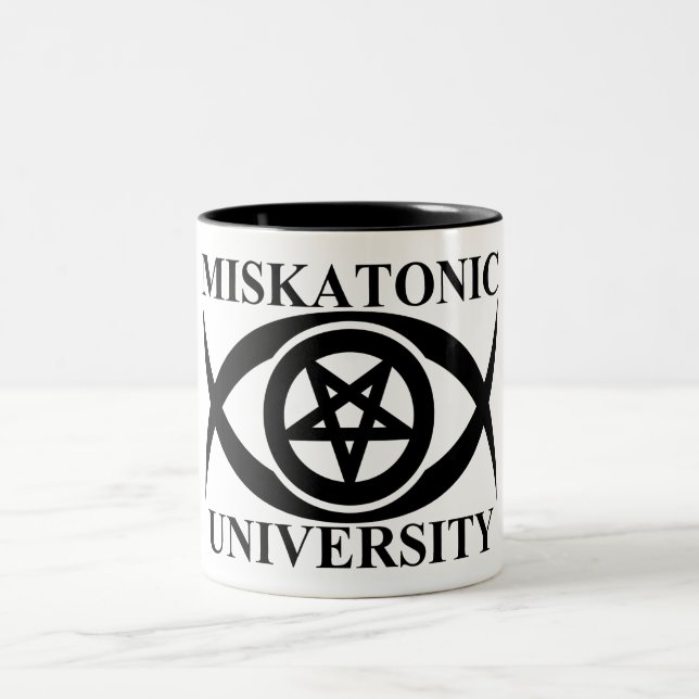 MISKATONIC UNIVERSITÄT ZWEIFARBIGE TASSE (Mittel)