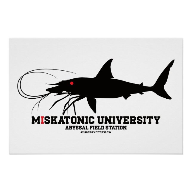 Miskatonic University — Abyssal Field Station Poster (Vorderseite)