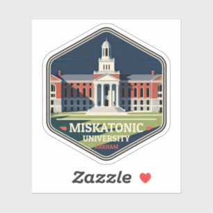 Miskatonic University Arkham Vintage Reisebadge Aufkleber