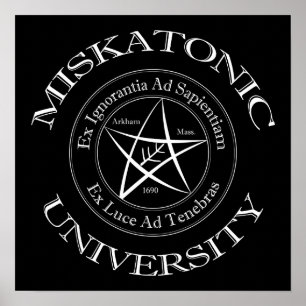 Miskatonic University Canvas Print Poster