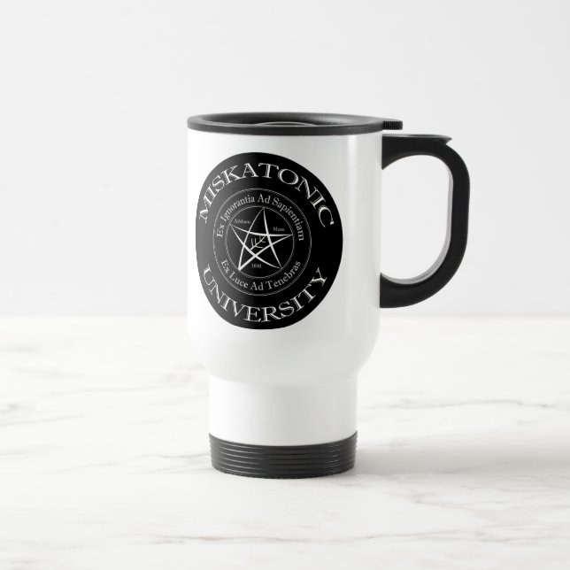 Miskatonic University Travel Mug Reisebecher (Rechts)