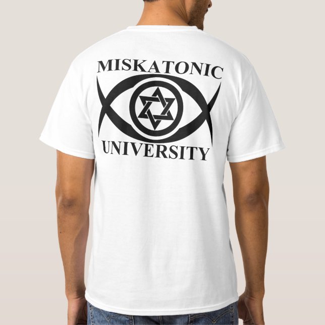 MISKATONISCHE UNIVERSITÄT T-Shirt (Rückseite)