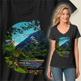 Mismaloya-Boote am Fluss 0350 T-Shirt