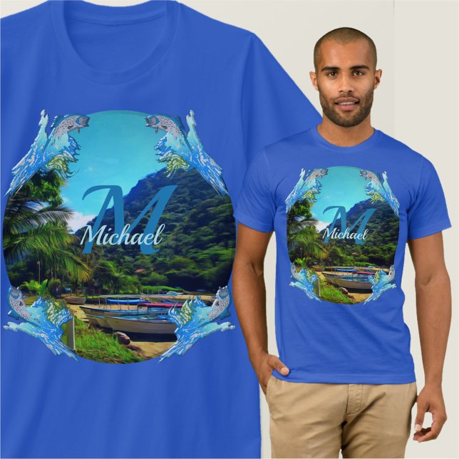 Mismaloya-Boote am Fluss 0350 T-Shirt (Von Creator hochgeladen)