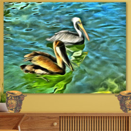 Mismaloya Pelicans 0329 Art Print Poster