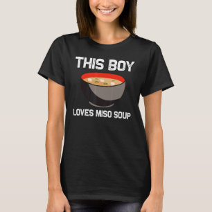 Miso-Designs für Jungen Kinder Japanische Miso-Sup T-Shirt