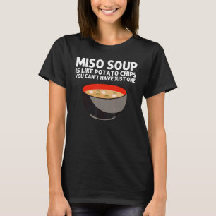Miso Designs für Männer Frauen Japanische Miso Sou T-Shirt