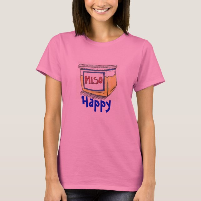 Miso-glückliches langes Sleeved Shirt (Vorderseite)