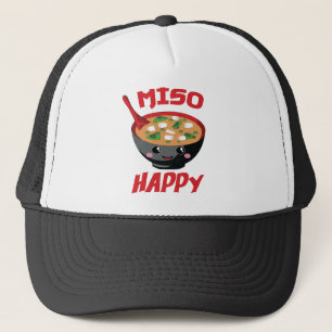 Miso Happy Funny Food Kawaii Truckerkappe