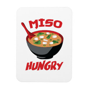 Miso Hungry Funny Food Kawaii Magnet